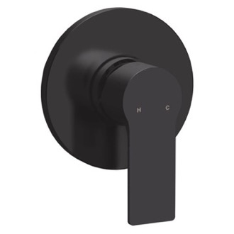 Mixer Matte Black Wall Mounted Shower Mixer, Rough-In Valve Included Remer EY30-NO